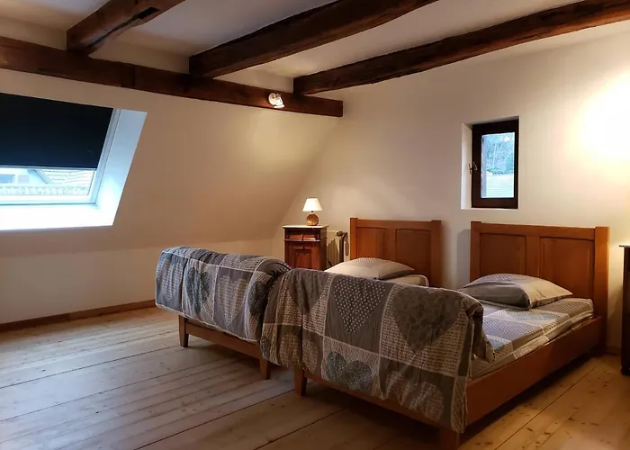 Au Petit Ruisseau-etage Et Combles-maison Alsacienne 4 Personnes 4 Nuitees Minimum Langensoultzbach
